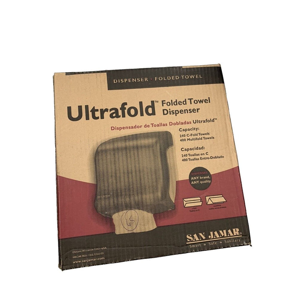 San Jamar T1750WH Ultrafold Folded Paper Towel Dispenser White New